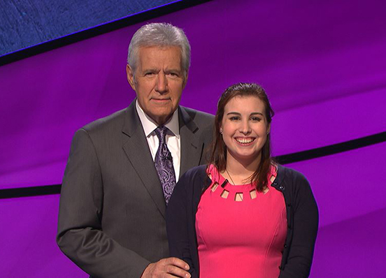 '14 alumna Ellen Corrigan appeared on Jeopardy